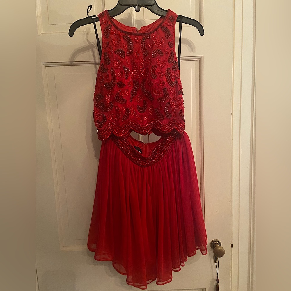 Two piece Prom/Pageant/semi formal gown